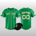 Boston Red Sox St. Patrick Day 2026 Baseball Jersey