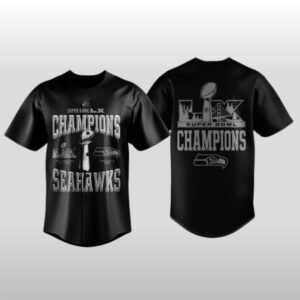 Seattle Seahawks Super Bowl LX Champions Baseball Jersey