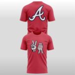 2026 Atlanta Braves Usher Peace Up Town Down Hoodie Shirt