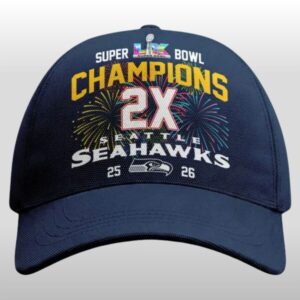 2026 Seahawks Super Bowl Champions 2x Hat