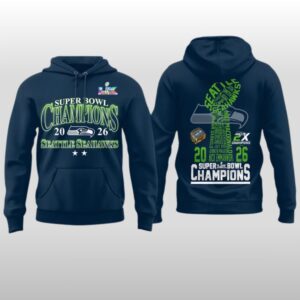 2026 Super Bowl Champions Seattle Seahawks Hoodie