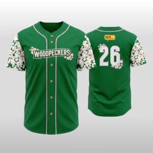 2026 Fayetteville Woodpeckers Dogwood Flower Jersey Giveaway