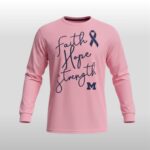 Michigan Men Basketball Faith Hope Strength Shirt