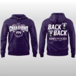 TCU Horned Frogs Big12 Champions 2026 Back2Back Hoodie Shirt