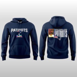 2026 New England Patriots Team Super Bowl Hoodie
