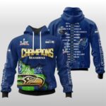 Seattle Seahawks 2026 Super Bowl LX National Champions Hoodie