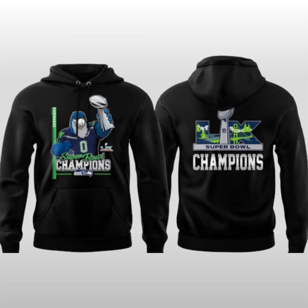 Seattle Seahawks Super Bowl LX Champions 2026 Hoodie Shirt 2
