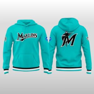 2026 Miami Marlins Teal Throwback Night Hoodie