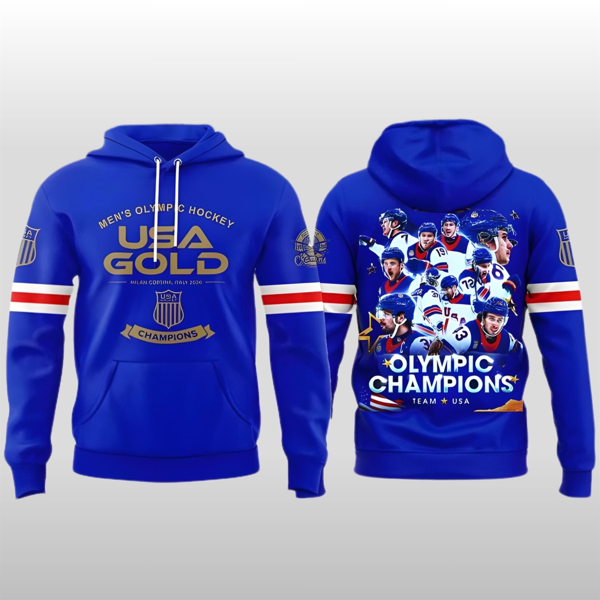 USA 2026 Olympic Golden Men Team Champions Hockey Hoodie 1 USA 2026 Olympic Golden Men Team Champions Hockey Hoodie