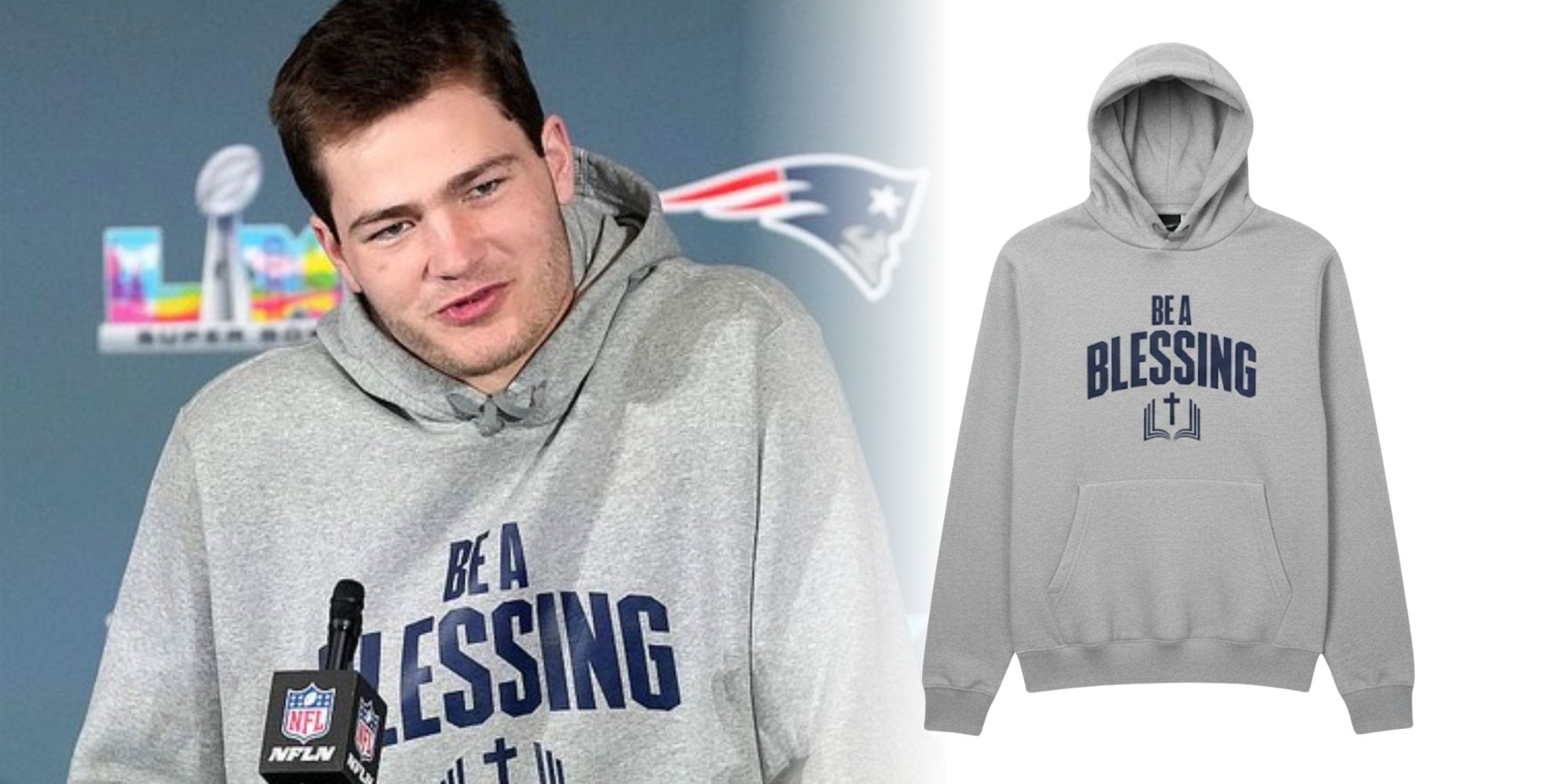 Why Its Trending The Drake Maye Be A Blessing Hoodie and the Rise of Faith Forward Gridiron Style