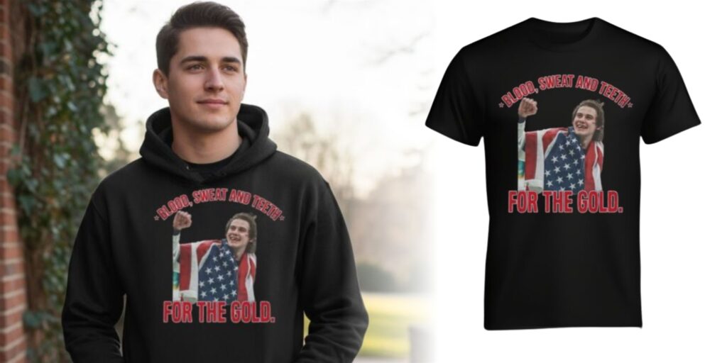 Why the Jack Hughes Blood Sweat and Teeth Shirt is 2026s Most Iconic Hockey Streetwear