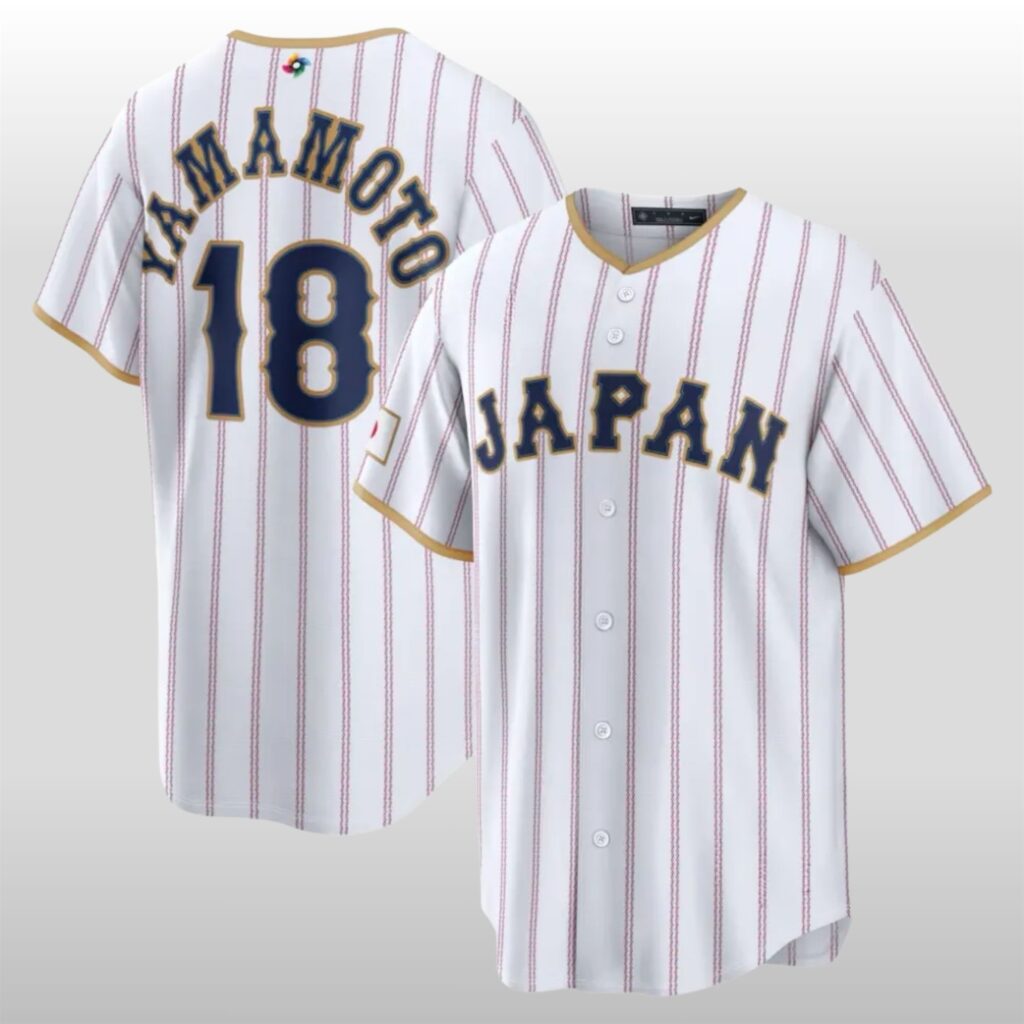 Yamamoto Japan 2026 World Baseball Classic Jersey 2