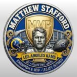 LA Rams Matthew Stafford MVP 2025 2026 Commemorative Coin
