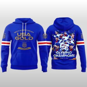 USA 2026 Olympic Golden Men Team Champions Hockey Hoodie