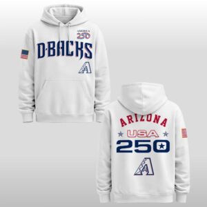 2026 Arizona Diamondbacks Celebration USA 250 Anniversary Hoodie Cap Joggers