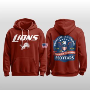 2026 Detroit Lions America 250 Semiquincentennial Hoodie