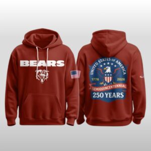 2026 Chicago Bears America 250 Semiquincentennial Hoodie