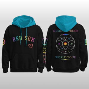 Boston Red Sox x Coldplay Music of the Spheres Tour 2026 Hoodie