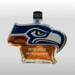 Seattle Seahawks 50th Anniversary 1976 2026 Whiskey Bottle