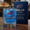 joj9SQCa 1960 2026 Buffalo Bills 65th Anniversary Whiskey Glass