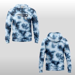 2026 New England Patriots Tie Dye Hoodie