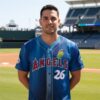 uKhyMQIx 2026 Los Angeles Angels Salvadoran Heritage Day Jersey Giveaway 3