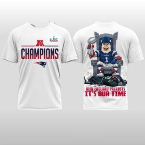 New England Patriots 2026 Super Bowl Champions It's Our Time Shirt