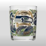 Seattle Seahawks 1976 2026 50th Anniversary Whiskey Glass