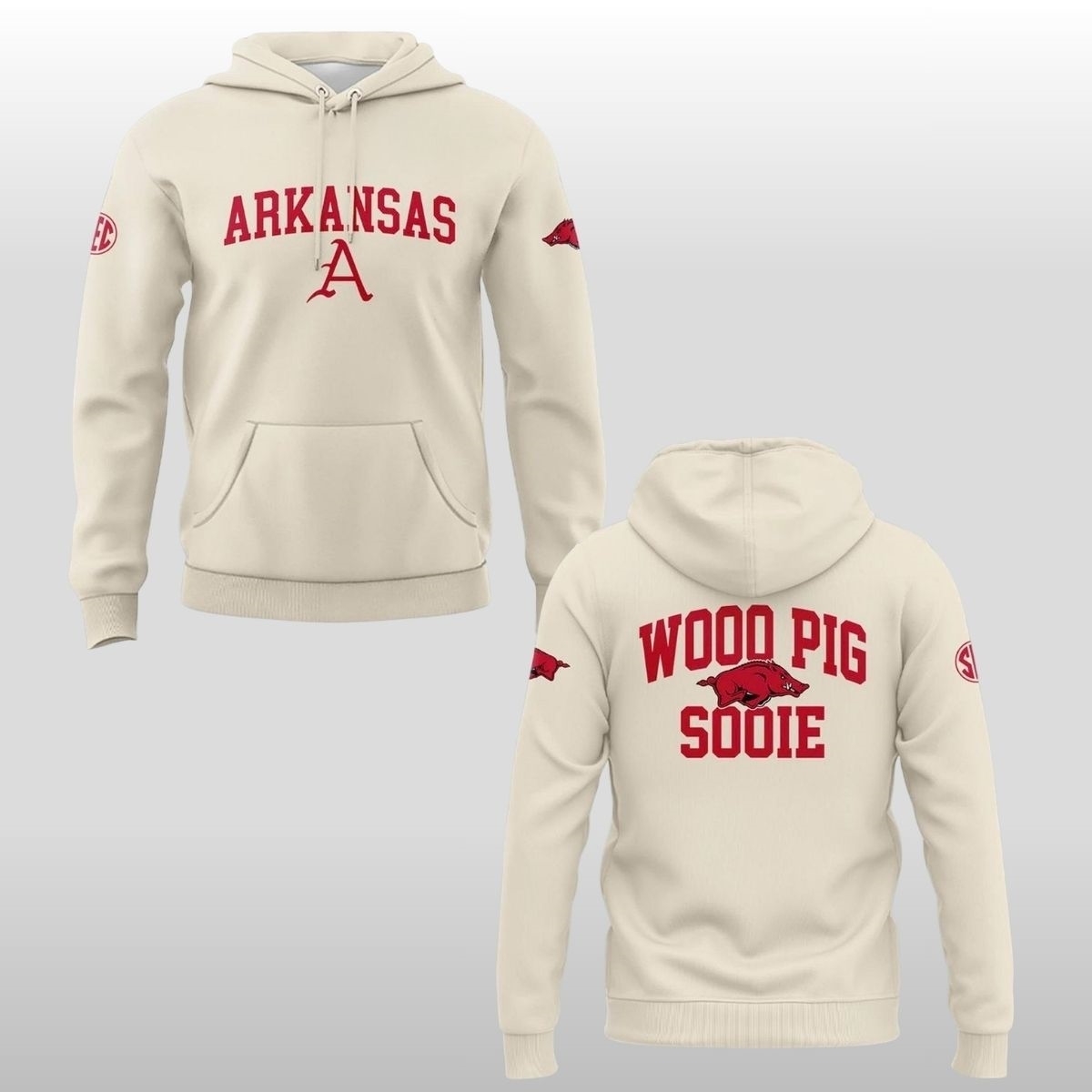 2026 Arkansas Razorbacks Wooo Pig Sooie Hoodie Shirt 1 2026 Arkansas Razorbacks Wooo Pig Sooie Hoodie Shirt