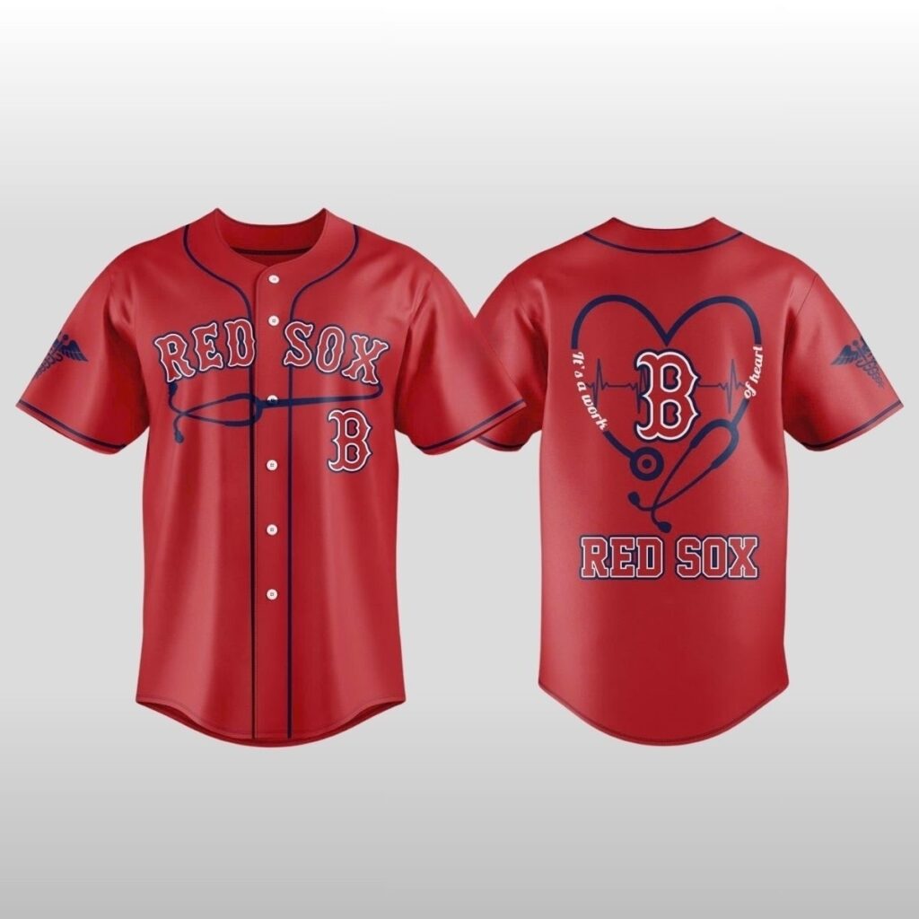 2026 Boston Red Sox Healthcare Appreciation Night Jersey 8 2026 Boston Red Sox Healthcare Appreciation Night Jersey 2