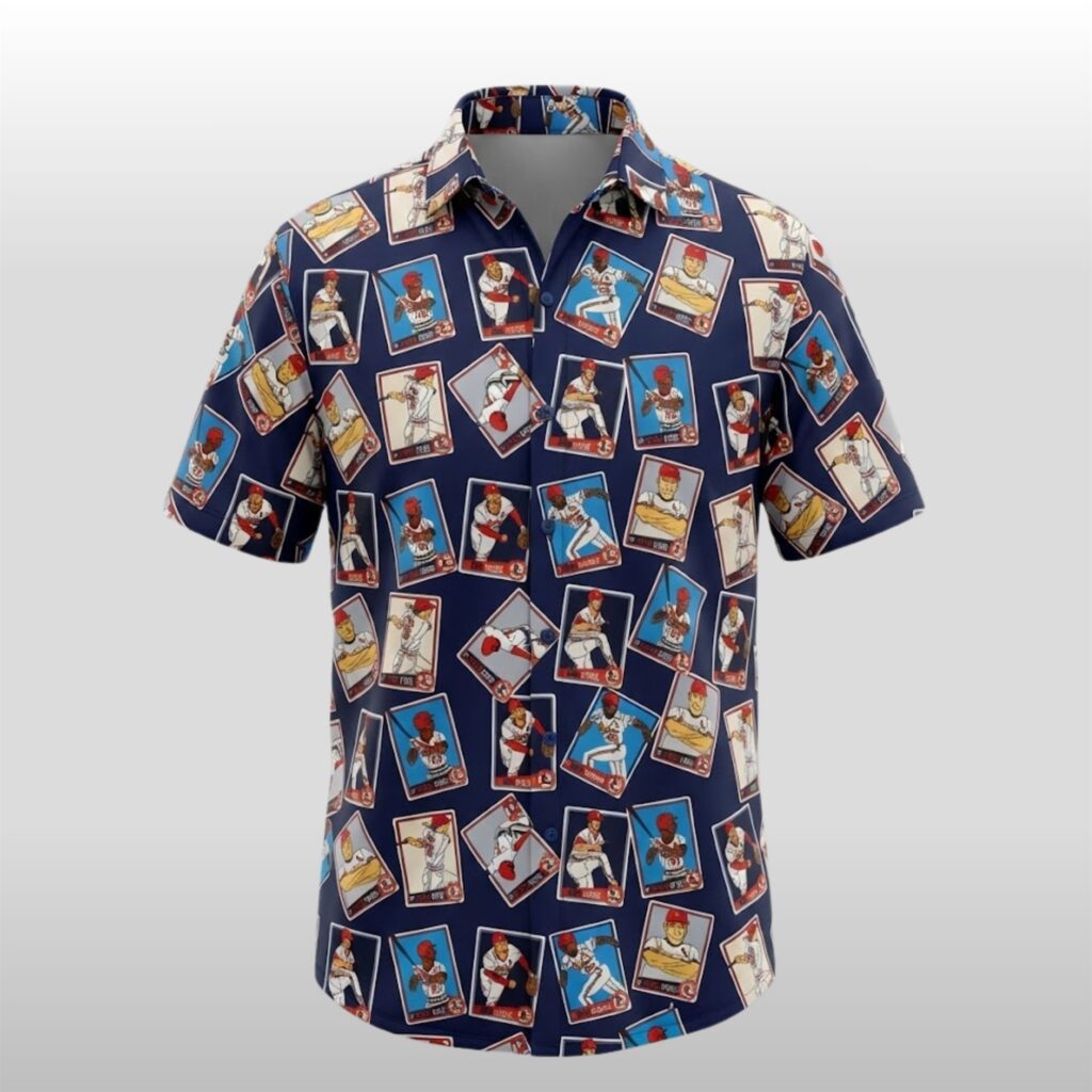 2026 Cardinals HOF Baseball Card Hawaiian Shirt Giveaway 2