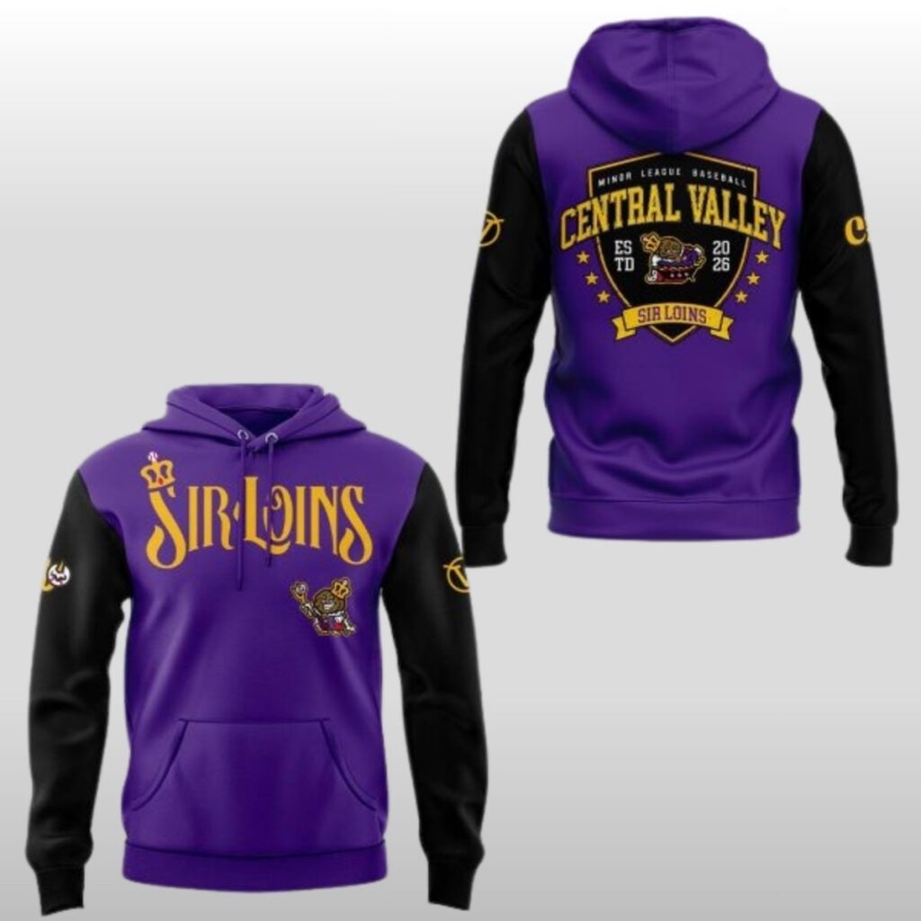 2026 Central Valley Sir Loins x Visalia Rawhide The Royal Identity Hoodie Shirt 2