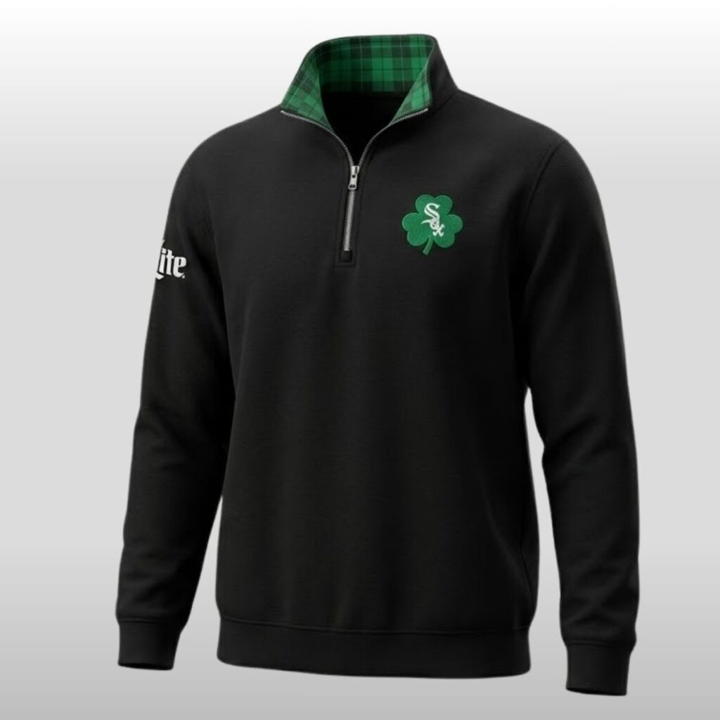 2026 Chicago White Sox Irish Quarter Zip Hoodie Giveaway 2
