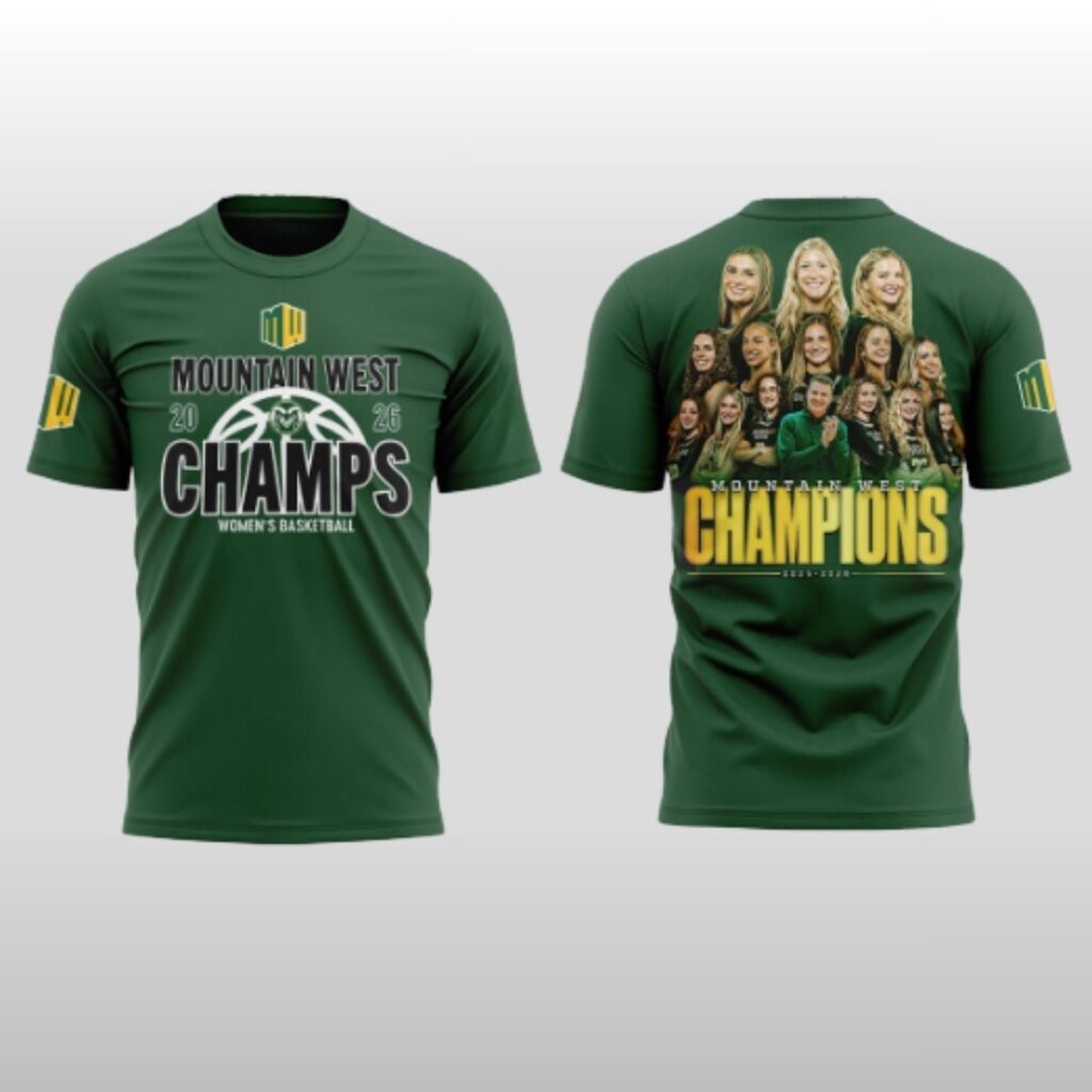 2026 Colorado State Women's Basketball Champions Hoodie Shirt 1 2026 Colorado State Womens Basketball Champions Hoodie Shirt 2