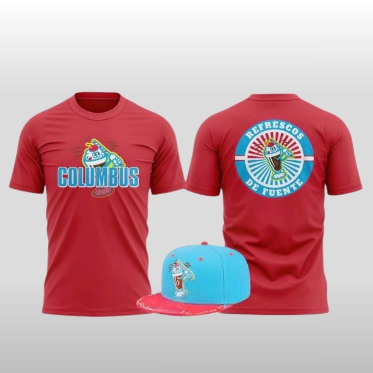 2026 Columbus Clingstones x Refrescos de Fuente Shirt 1 2026 Columbus Clingstones x Refrescos de Fuente Shirt