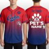 2026 Cubs x Fur Family Pet Game Night Baseball Jersey 2