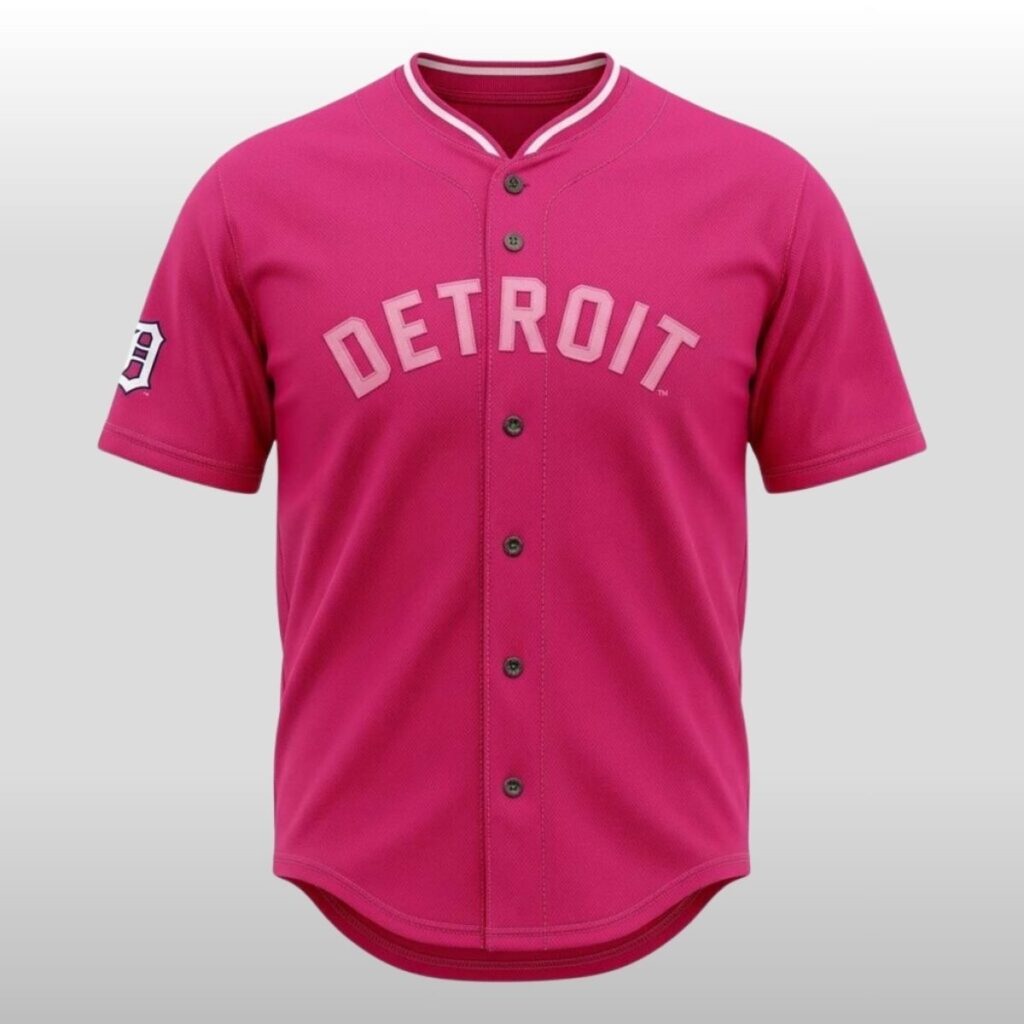 2026 Detroit Tigers Pink Jersey Gate Giveaway 6 2026 Detroit Tigers Pink Jersey Gate Giveaway