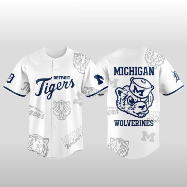 Detroit Tigers 2026 University Of Michigan Night Baseball Jersey