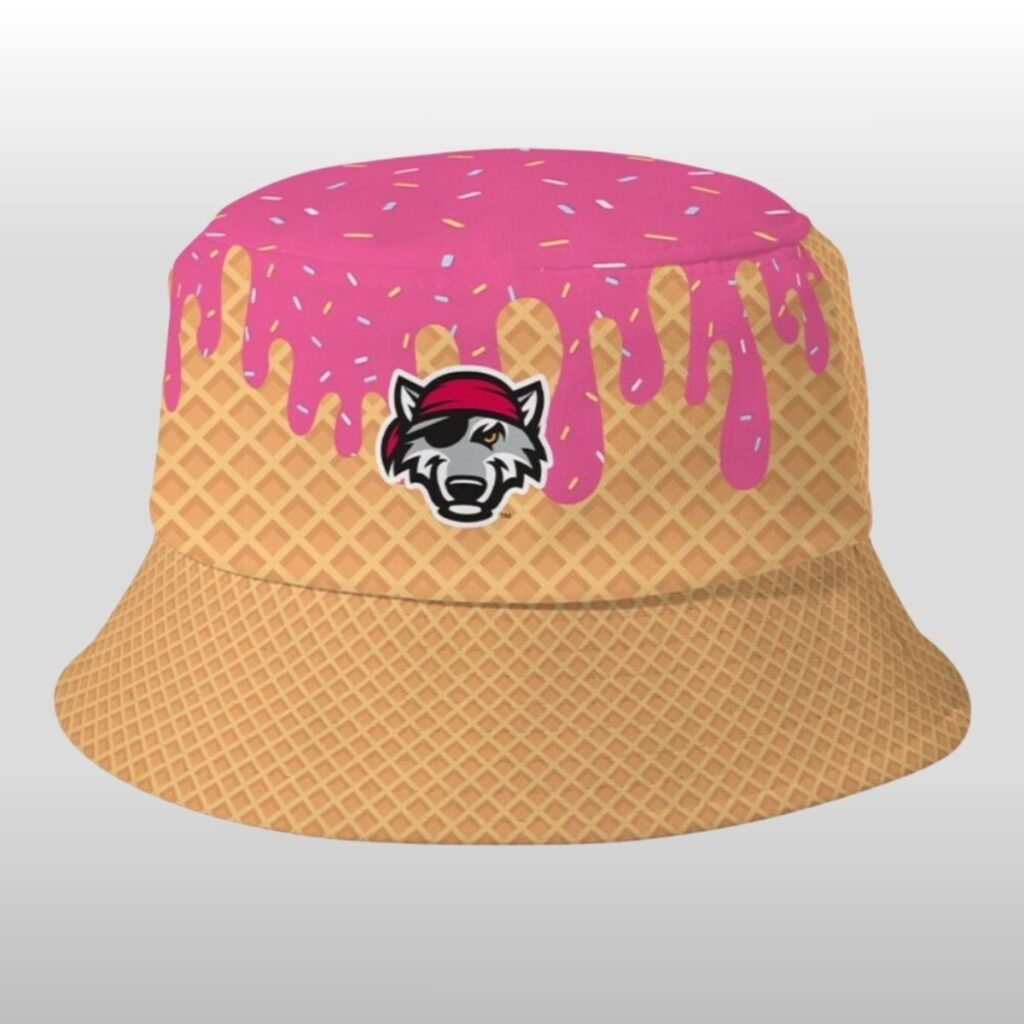 2026 Erie SeaWolves Ice Cream Bucket Hat 2