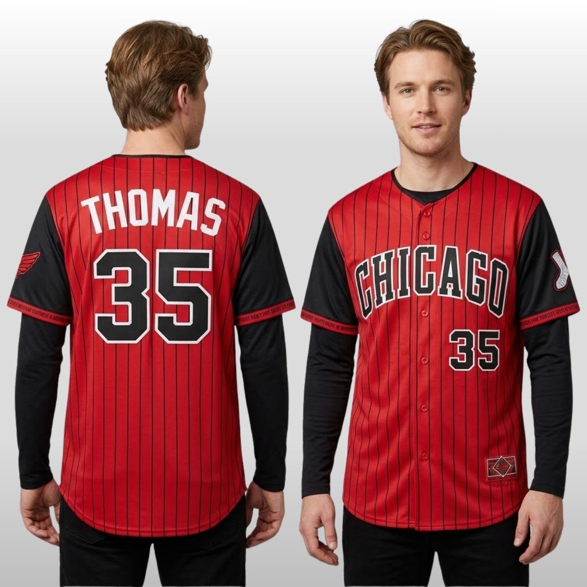 2026 Frank Thomas Chicago White Sox City Connect Jersey 2 2026 Frank Thomas Chicago White Sox Red City Connect Jersey 2