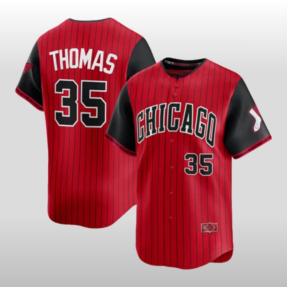 2026 Frank Thomas Chicago White Sox City Connect Jersey 1 2026 Frank Thomas Chicago White Sox Red City Connect Jersey