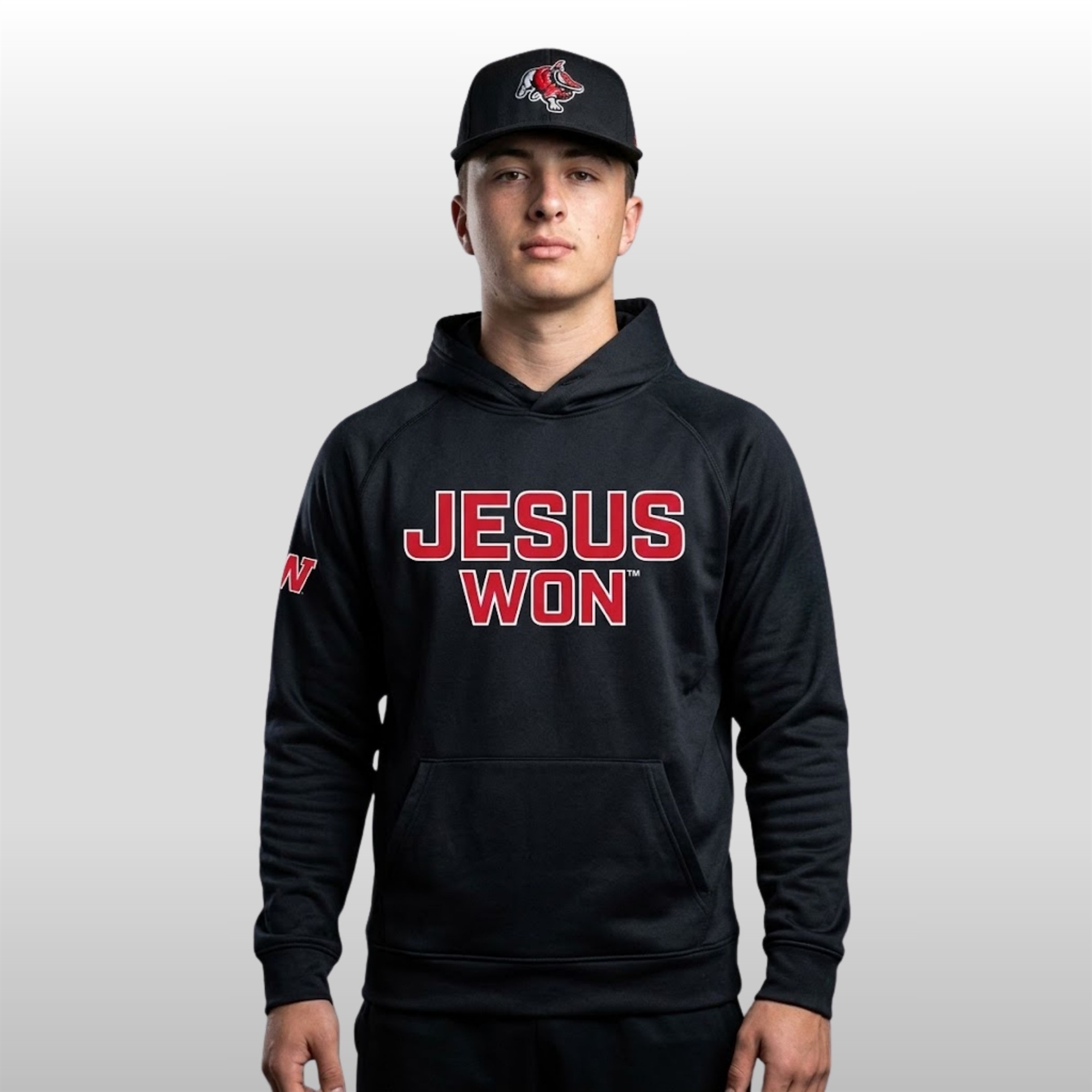 2026 Gardner Webb Baseball Jesus Won Hoodie Shirt 3 2026 Gardner Webb Baseball Jesus Won Hoodie Shirt - Image 3
