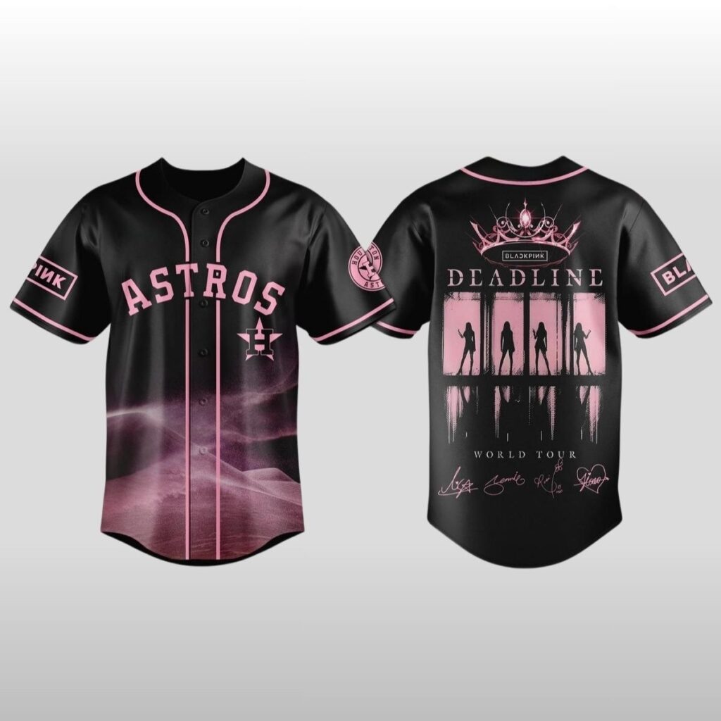 2026 Houston Astros X Blackpink Deadline World Tour Baseball