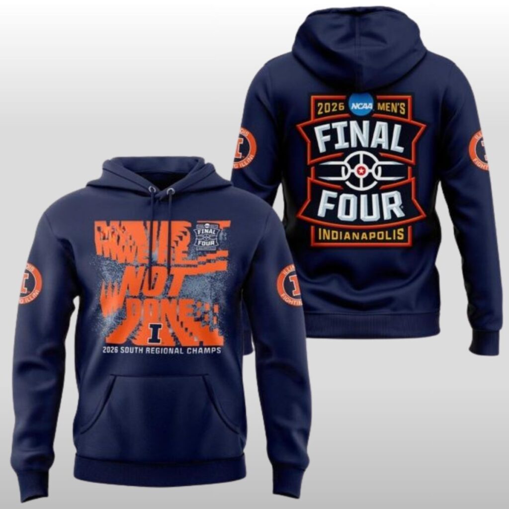 2026 Illinois Fighting Illini Final Four Indianapolis Hoodie 2