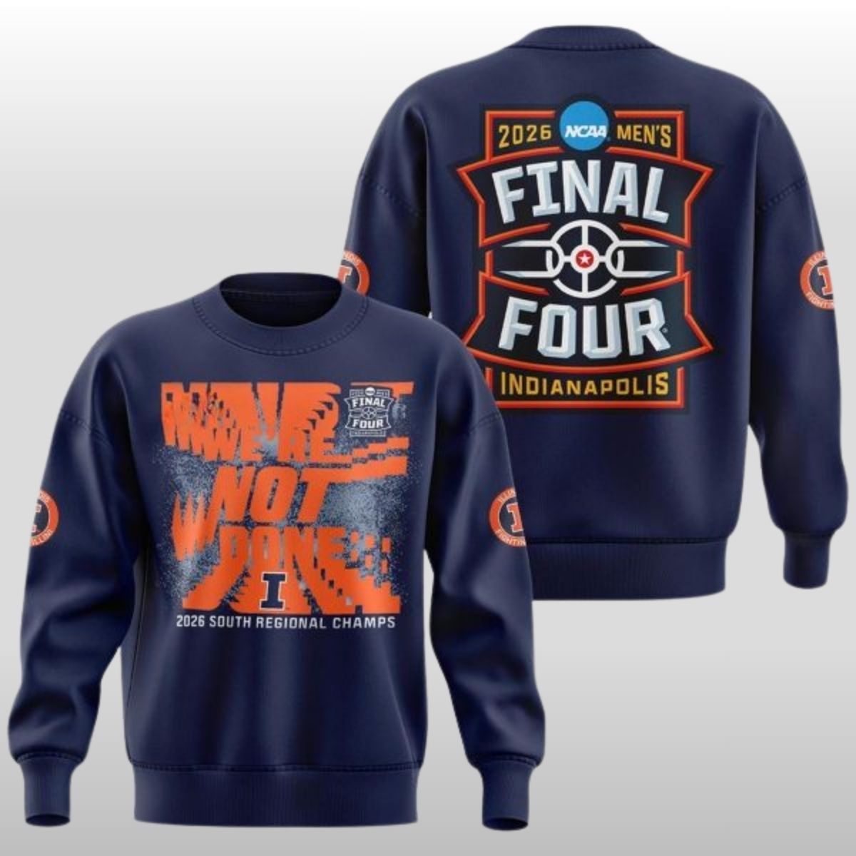 2026 Illinois Fighting Illini Final Four Indianapolis Hoodie 3 2026 Illinois Fighting Illini Final Four Indianapolis Hoodie