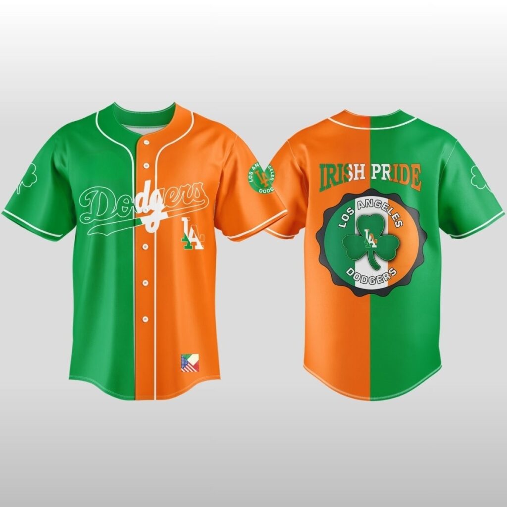 2026 LA Dodgers x Irish Heritage Baseball Jersey 2