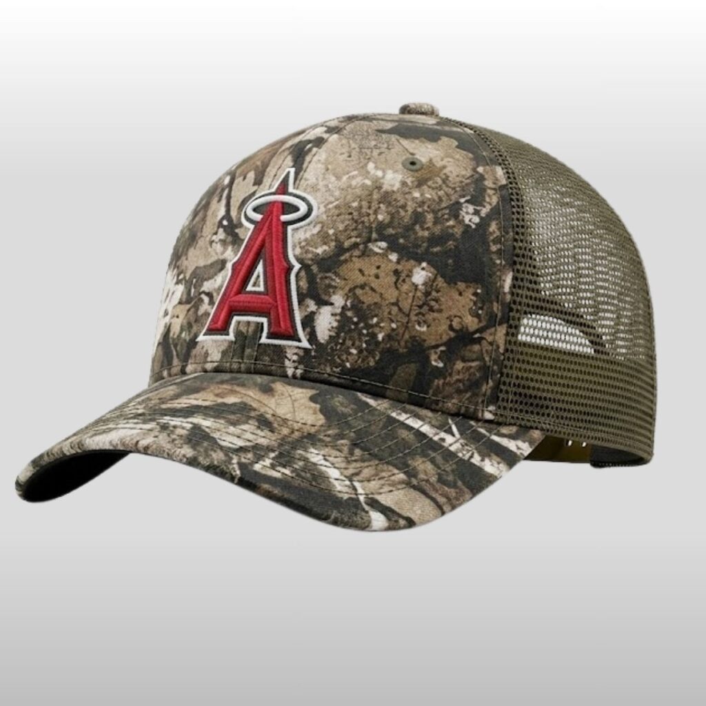 2026 LA Angels Camo Trucker Cap Giveaway - Zerelam