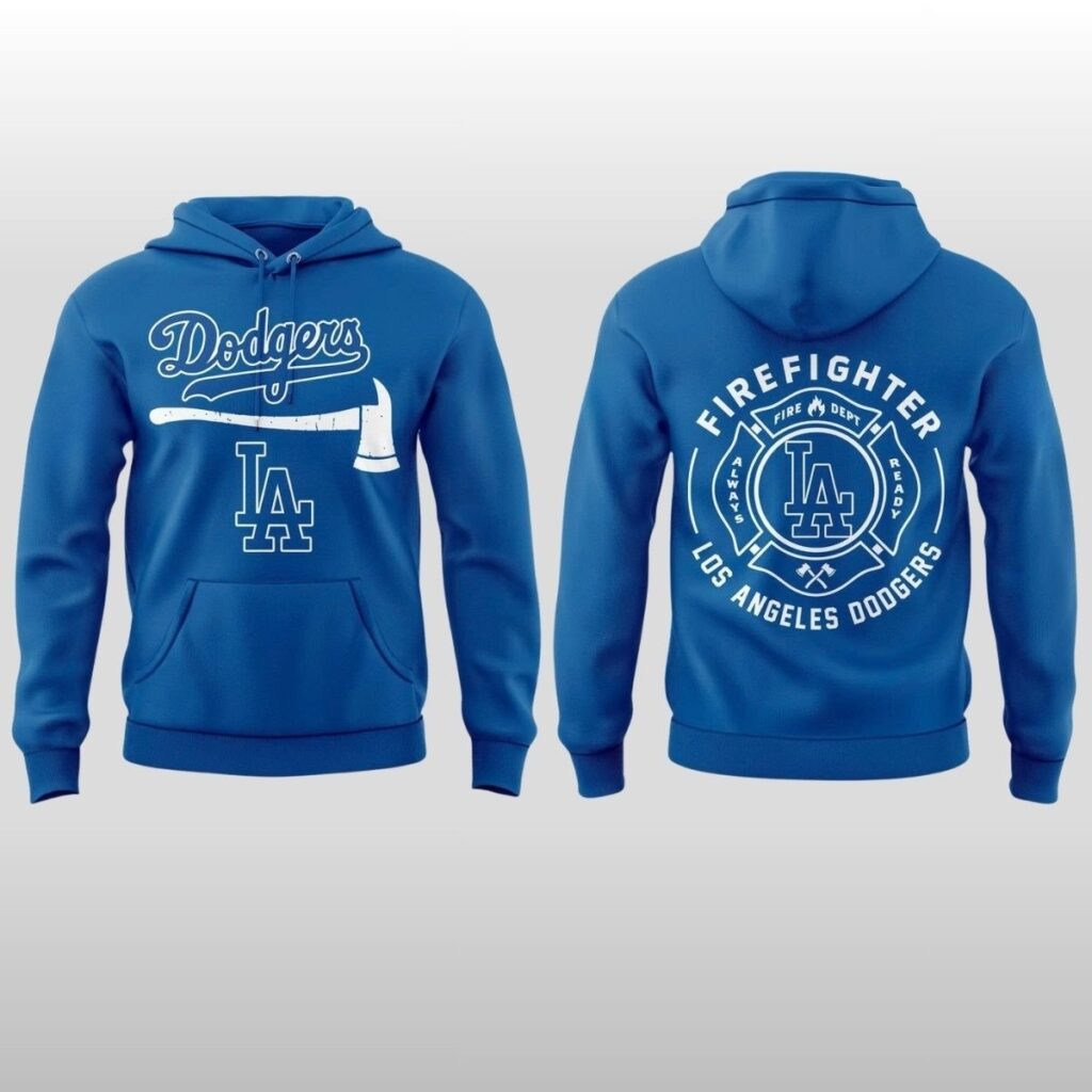 2026 Los Angeles Dodgers Firefighter Application Hoodie Shirt 2