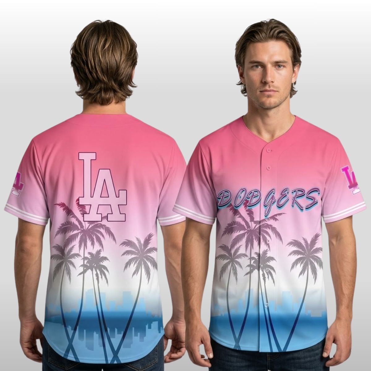 2026 Los Angeles Dodgers x Grand Theft Auto VI Summer Vibes Baseball Jersey 2026 Los Angeles Dodgers x Grand Theft Auto VI Summer Vibes Baseball Jersey
