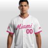 2026 Miami Hurricanes Baseball Fight Against Cancer Baseball Jersey